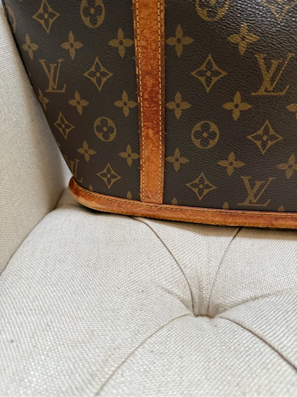 Louis Vuitton Vintage Monogram Babylone Tote Shoulder Bag